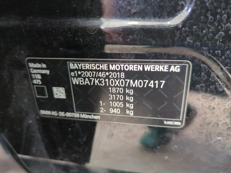 BMW SERIA 1 Petrol 2023