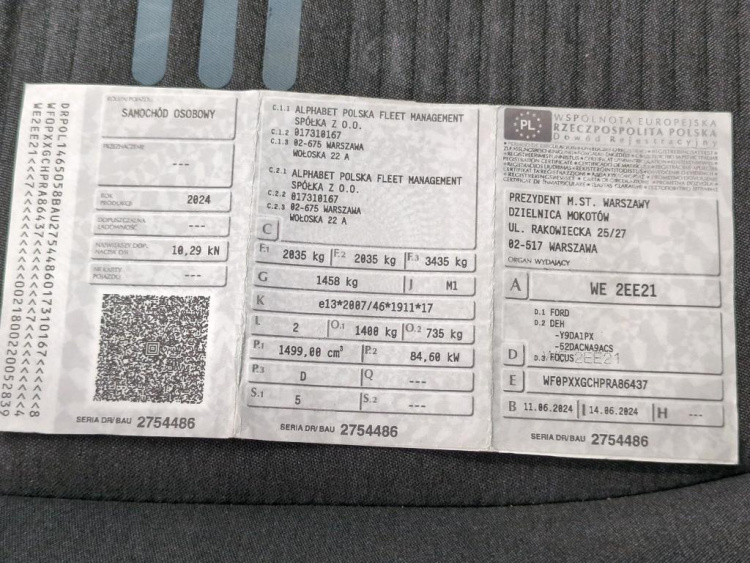 FORD Focus Diesel 2024