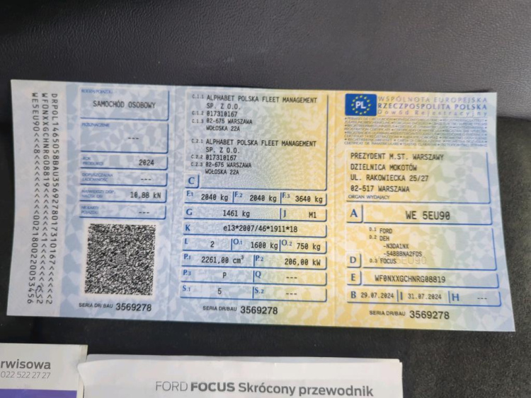 FORD Focus Petrol 2024
