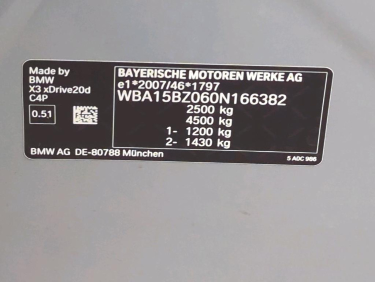 BMW X3 Hybrid Diesel 2022
