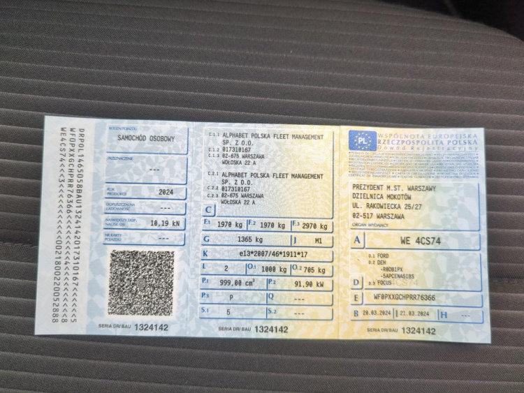 FORD Focus Petrol 2024