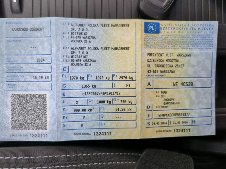 FORD Focus Petrol 2024