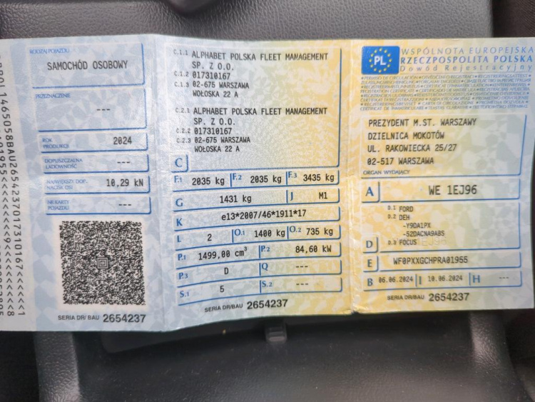 FORD Focus Diesel 2024