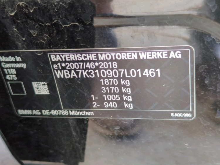 BMW SERIA 1 Petrol 2022