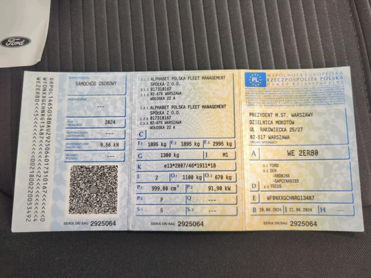 FORD Focus Petrol 2024